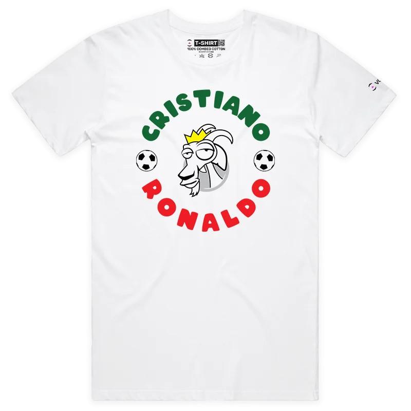 VOICEART Криштиану Роналду Серия The GOAT Спортивная футболка с премиальной графикой 2XL