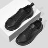 E Home Leather Outdoor Sports Shoes First Layer Cowhide Casual Board Shoes Retro Style Versatile Comfortable Platform Walking Leather Shoes
