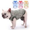 V Neck Dog Cooling Vest Breathable Tech Fabric Summer Outdoor Hiking Walking Beach Activities Stylish Prints Red Large Size