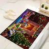 1Pc Christmas Night Rug Office Carpet Indoor Outdoor Doormat Nonslip Soft And Comfortable Living Room Christmas Halloween Gift D91859