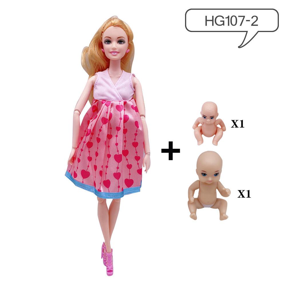 11.5 Inch Multi-functional Joint Pregnant with A Big Belly Will Give Birth To A Doll Barbie Doll Princess Girl