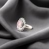 Morganite Gemstone 925 Sterling Silver Jewelry Handmade Ring For Birthday Gift RR-49-2