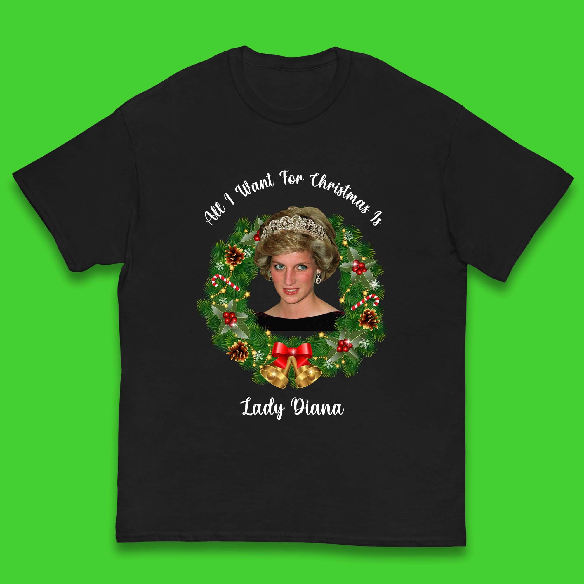 

Lady Diana Christmas Kids T-Shirt 150