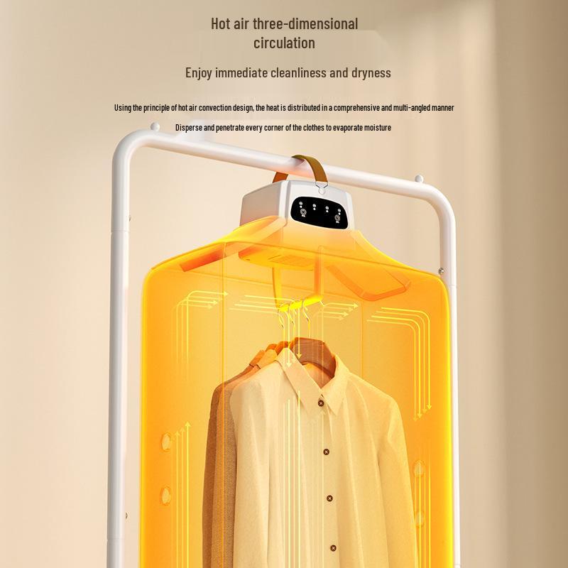 Compact Smart Timer Portable Clothes Dryer for Dorms & Travel