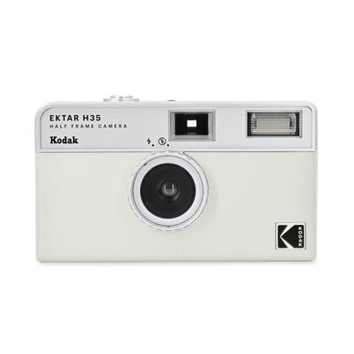 Kodak EKTAR H35 Film Easy To Use and AAA Batteries Not Half-Frame Camera, 35mm, Reusable, Focus-Free, Lightweight, (White) (Film Included)