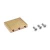 Tremolo Bridge Blok Elektrická Kytara Pevný Mosazný Blok 32mm/34mm/37mm/42mm