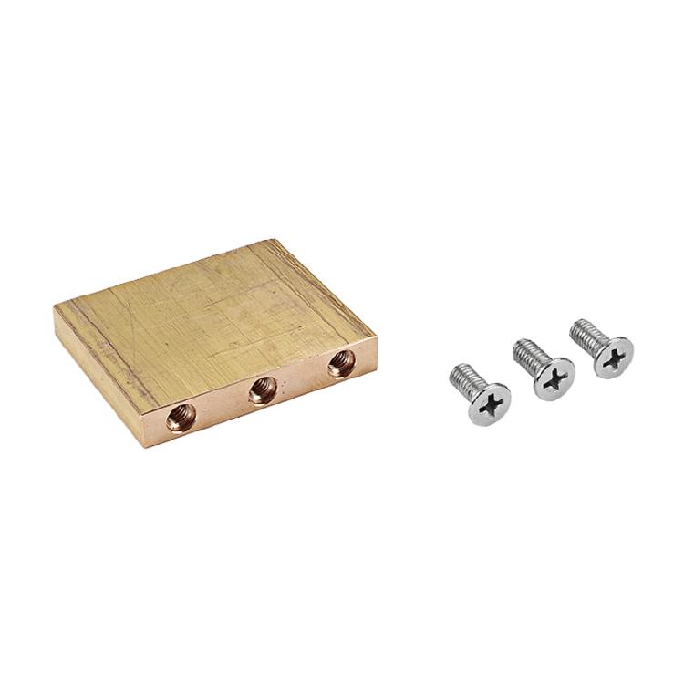 Tremolo Bridge Blok Elektrická Kytara Pevný Mosazný Blok 32mm/34mm/37mm/42mm