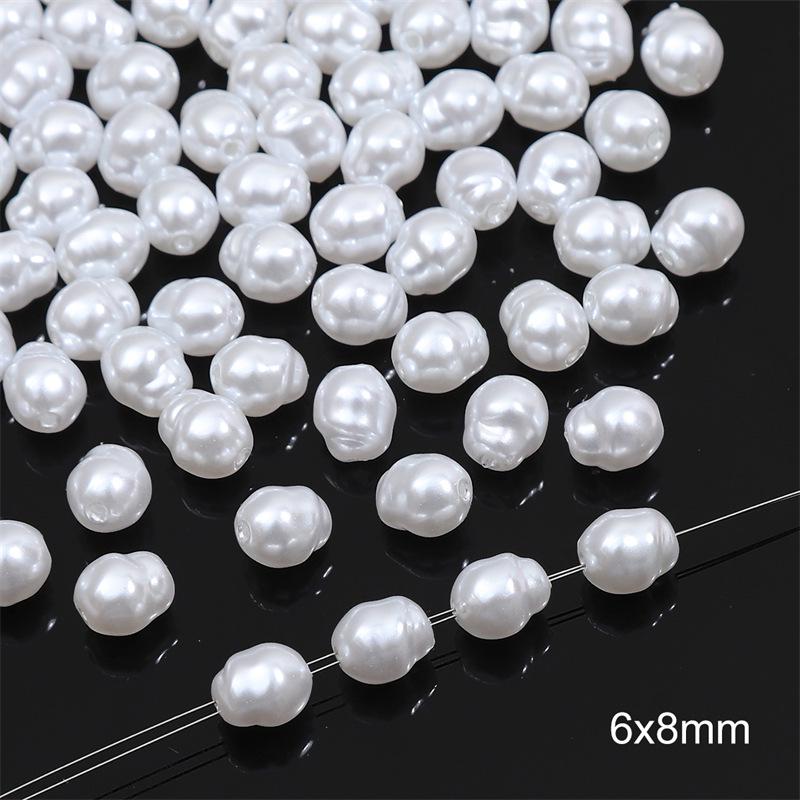 DIY Kit: High-Gloss Irregular Imitation Pearl Jewelry Accessories for Bracelets, Pendants, and Headdresses.
