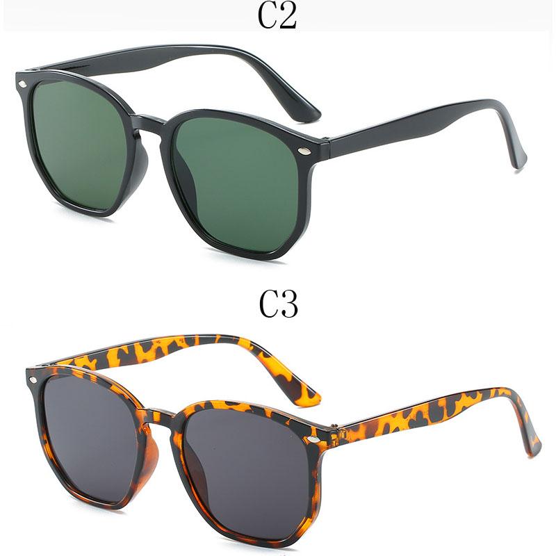 Fashion Square Wild Personality Women's Glasses Polygonal Trend Shade Glasses Unisex Rice Nail Retro Frame Sunglasses