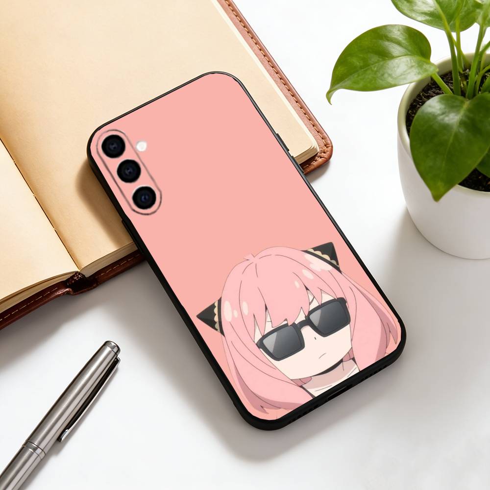 

Чехол для телефона Chibi Girl для Samsung Galaxy A73,A72,A71,A70,A53,A52,A51,Другие Мягкий Черный Чехол Samsung a70