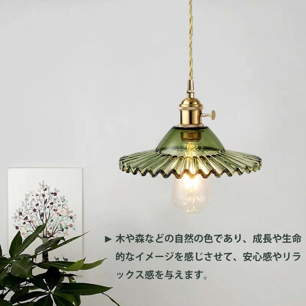 Okuchodo Pendant Glass LED Fixture Bare Ceiling Hanging for Dining Living Showa Cute Ceiling 1-Light Light, Shade, Compatible, Only, Bulb, Light,