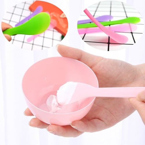 Wopanxye 100-Piece Set of Disposable Spatulas for Cosmetics, Creams, DIY, Portable Storage, Cosmetic Spoons, Skincare Tools, Travel Accessories, 100 P