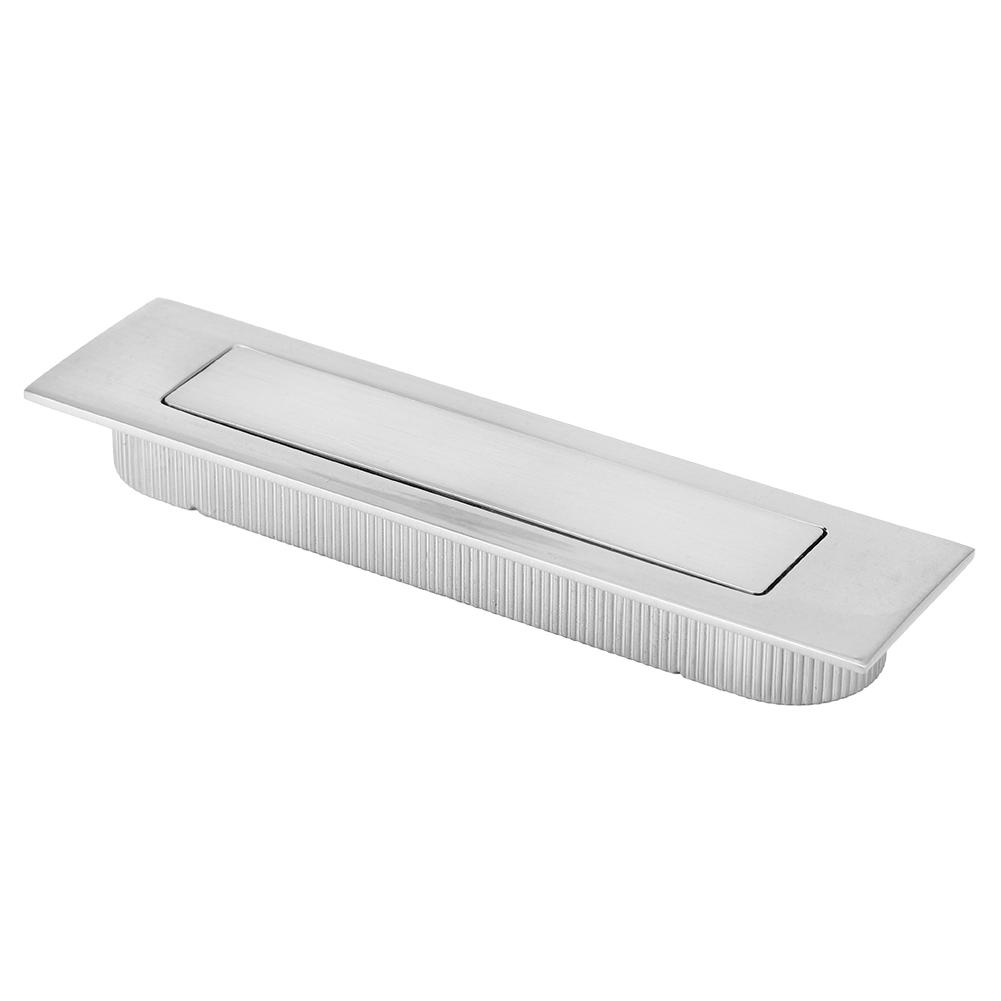 Dustproof Furniture Handle Spring Concealed Zinc Alloy Drawer Cabinet Nickel BrushedCelsiusBlack