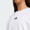 Adidas Casual Striped Crew Neck Pullover Long Sleeve Sweatshirt Women sweatshirt White JD5285