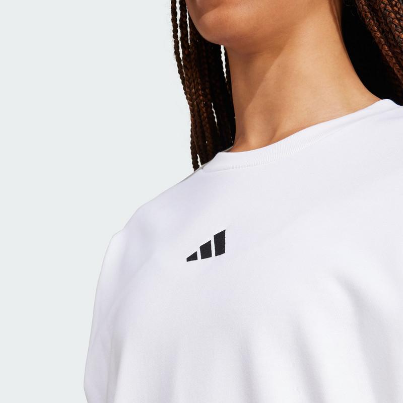 New Adidas Free Shipping With AdiClub Essentials 3 Stripes French Terry Sweatshirt JD5285
