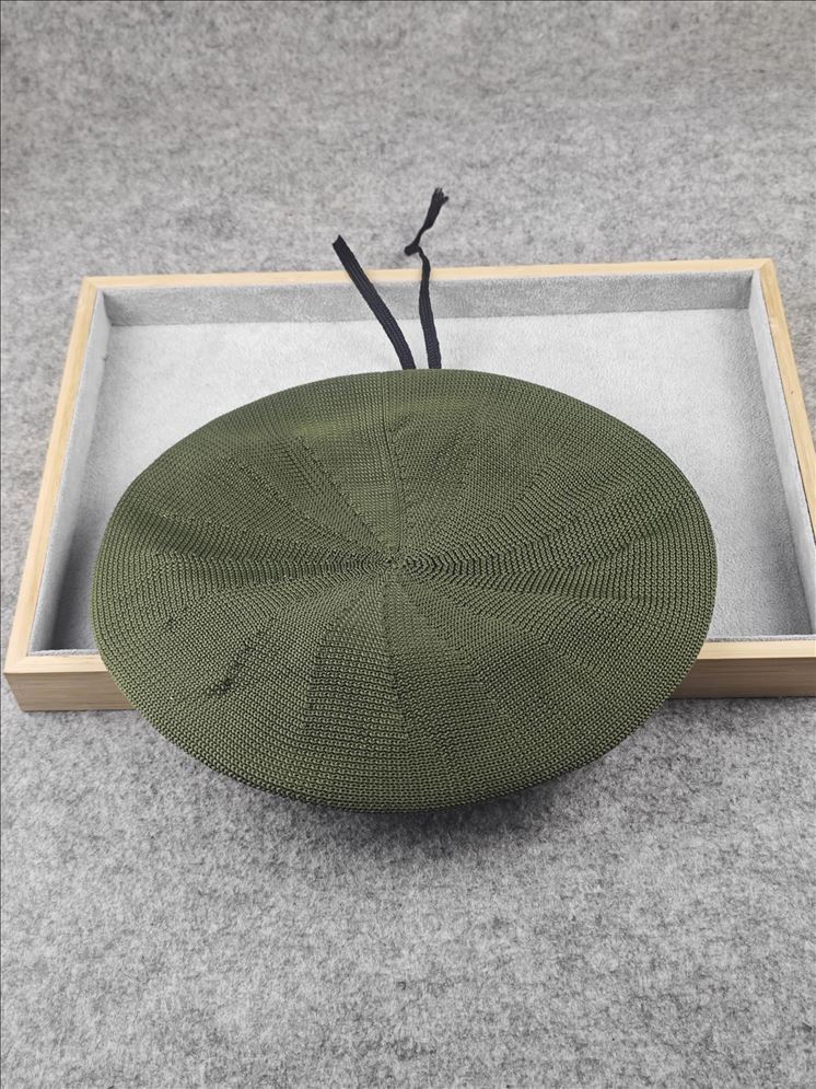 Summer Breathable Beret Hat For Men And Women Lightweight Polyester Casual Headwear
