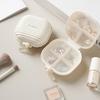 7 Grids Pill Organizer Box with Silicone Seal Portable Mini Medicine Storage for Travel And Daily Use Moisture Proof Weekly Pill Case Jewelry Holder