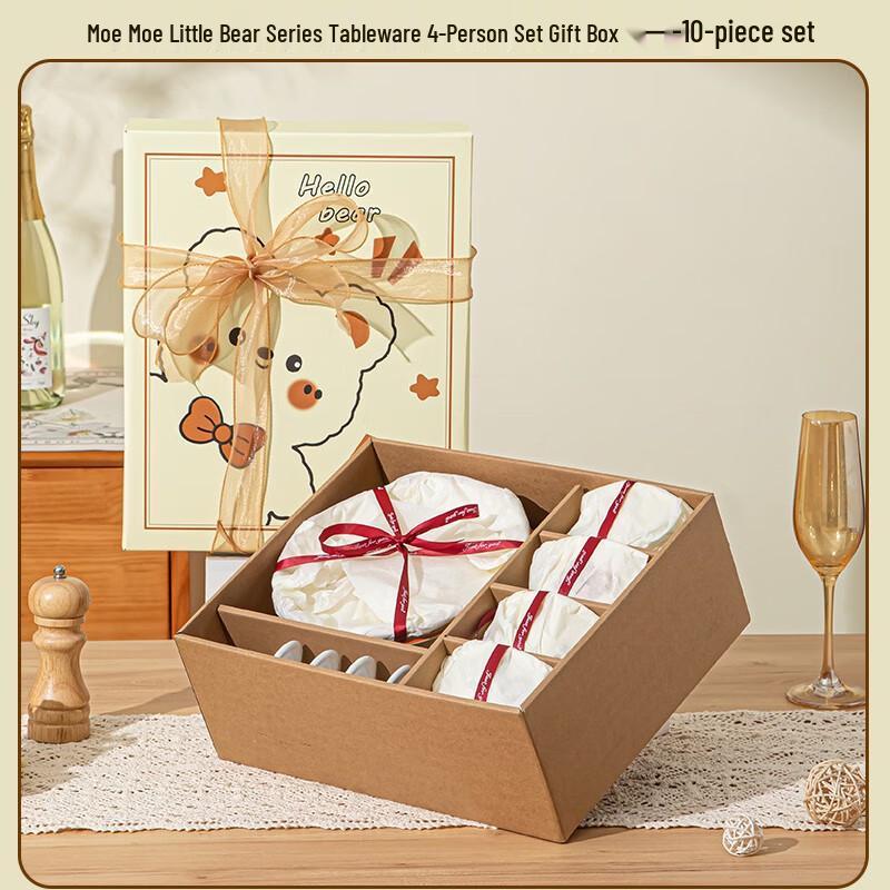 Cute Bear Ceramic Dinnerware Set Service for 4