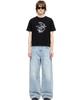 REBRENNER Dtf Carat Cool Cotton Crop Short Sleeve T-Shirt Black