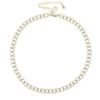 Hip Hop Cuban Chain Necklace 7mm Drip Oil Design Micro Pave Zircon Mens Streetwear Jewelry