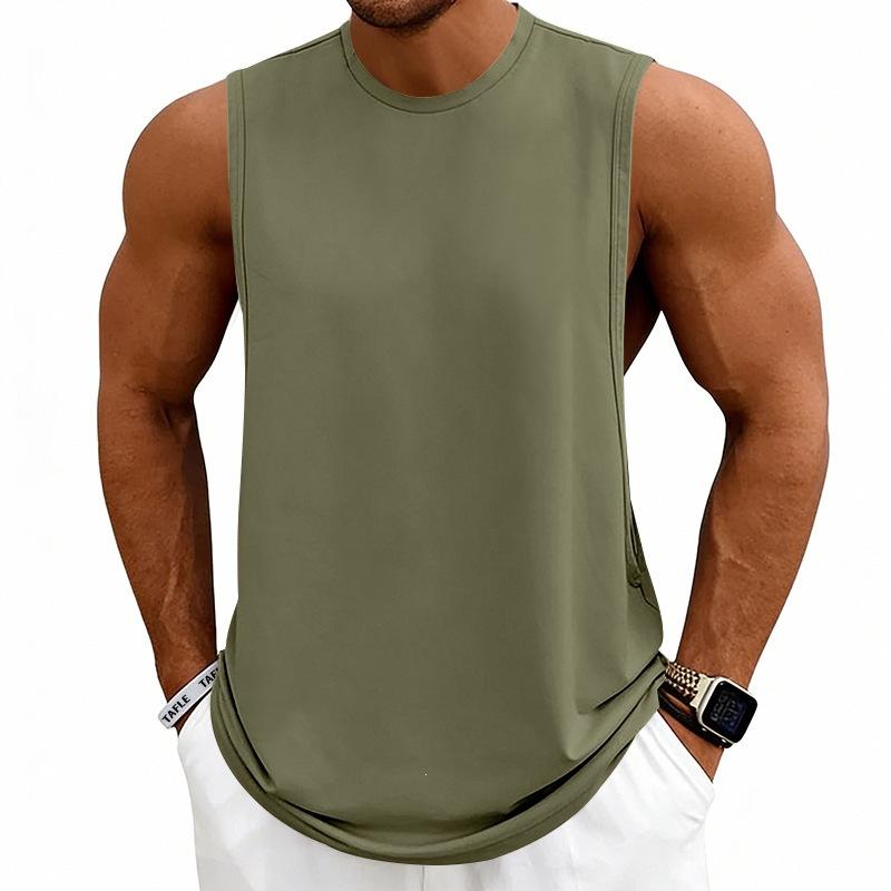 Men Loose Summer Sports Tank Top Gym Fitness Basketball Training Vest