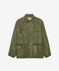Nontype Util Mixed Denim Jacket (Khaki)