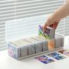 Ultraman Card Storage Box Transparent Square Clamshell Yu-Giu King Card Storage Box Large Capacity Sorting Box