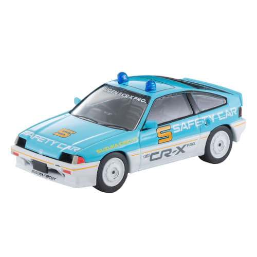 TOMYTEC Tomica Limited Vintage Neo 1/64 Scale LV-N318a Honda Ballade Sports CR-X MUGEN CR-X PRO Suzuka Circuit Safety Car Light Blue/White Finished Pr