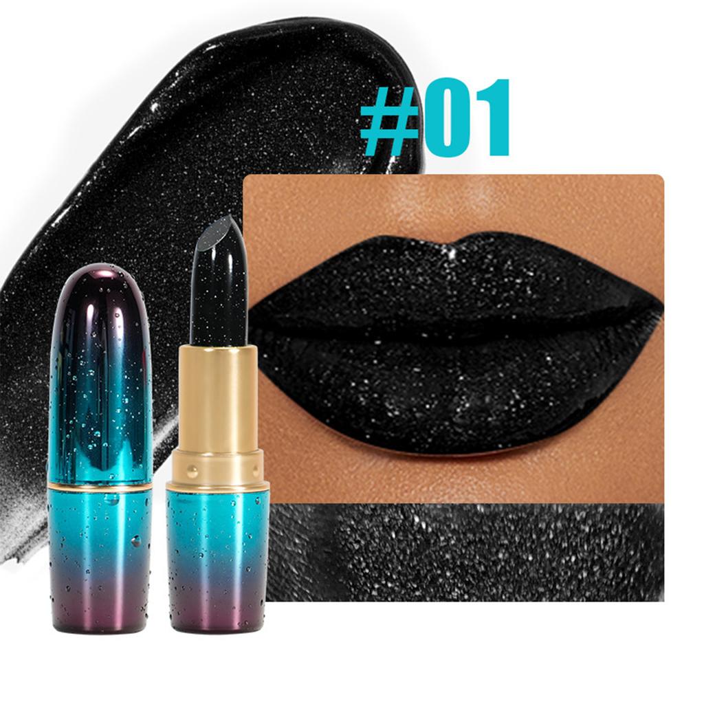 Gothic Black Lipstick for Women Vampire Makeup Set Perfect for Halloween Cosplay Festival Party Costume and Dramatic Stage Performance