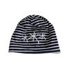 Striping Embroidered Elastic Beanies Brimless Knitting Hat For Men Women And Kids Soft Stretchable Cap