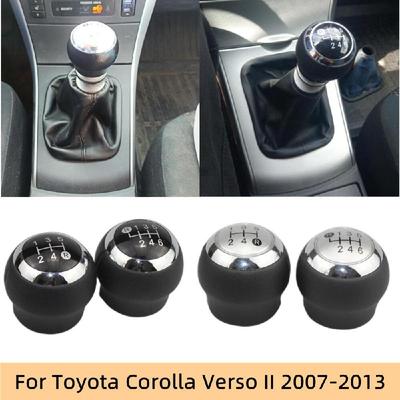 Pomello Leva Cambio in Pelle Maniglia Leva Freno a Mano Cuffia Copertura per Toyota Corolla Verso 2007 2008 2009 2010 2011 2013