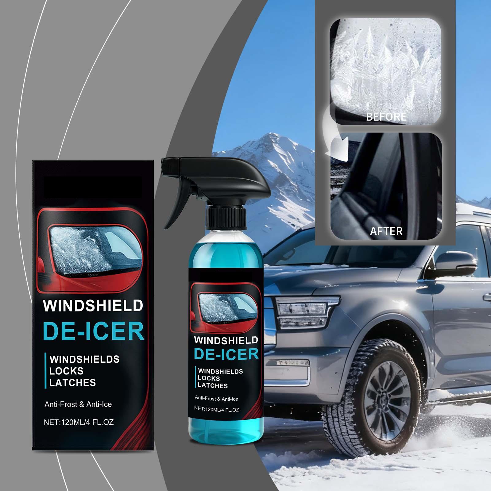 Windshield ,icing Spray For Clear Of Car Glass And Multi,surface ,icing Spray,120ML One Size