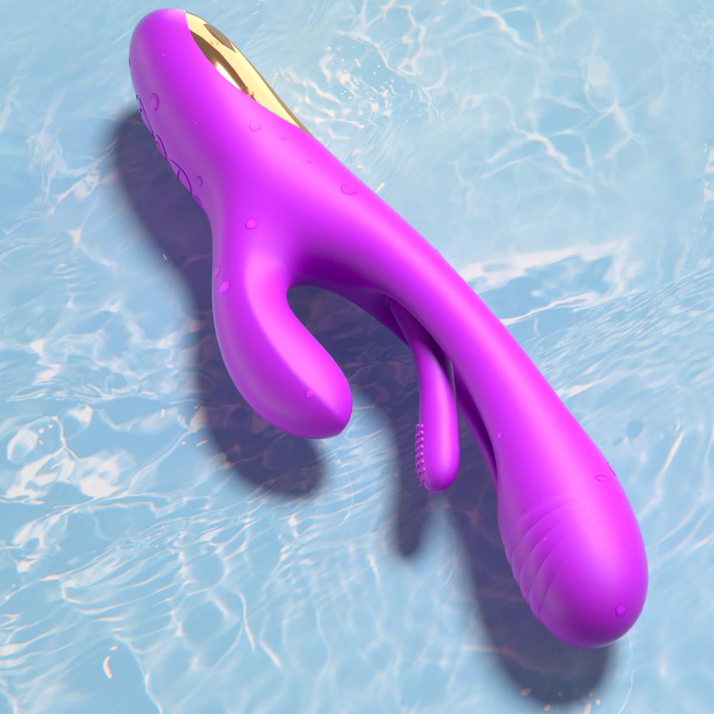 Vibratore Ricaricabile Toccante Sbattente per Donne Stimolatore del Clitoride Punto G Dildo Giocattoli Sessuali 18+ Strumenti Masturbatori Prodotti per Adulti Uovo Vibrante da Inserimento