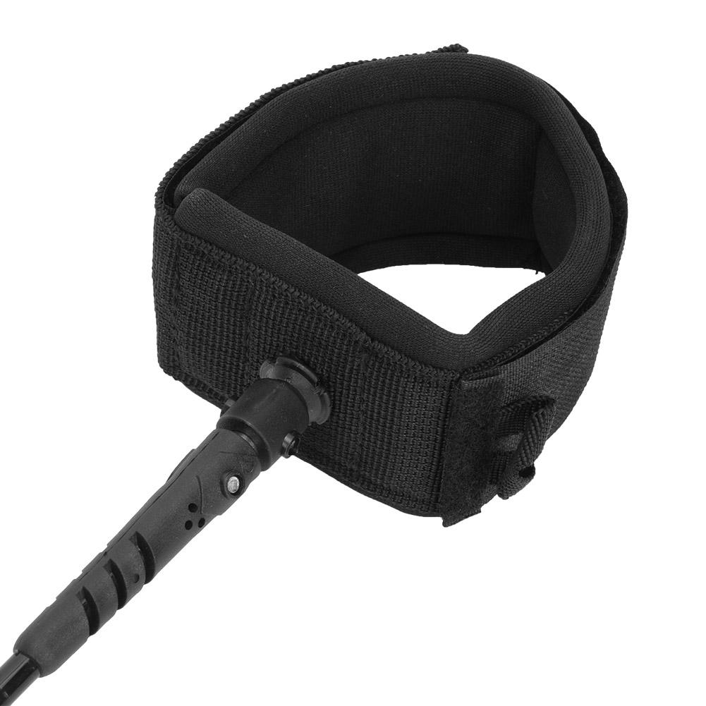 Black Elastic Water Sports Foot Rope Surfing Paddle Board Ankle Spring Traction Strap