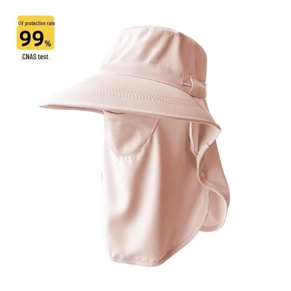 Full Coverage UV Protection Sun Hat with Breathable Face Shield and Neck Protector