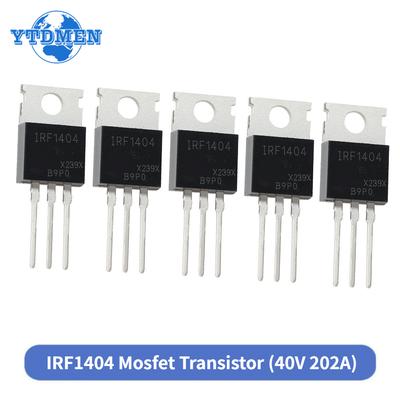 5 STÜCKE IRF1404 Mosfet Transistor IRF1404PBF TO-220 40V 202A Feldeffekttransistoren Kit