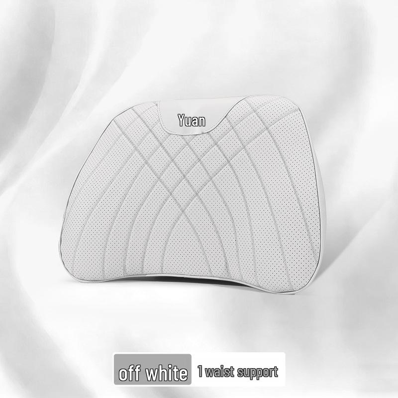 Compatible BYD Yuan PLUS/Pro/UP Car Headrest & Lumbar Support Set - Four Seasons Comfort Edition