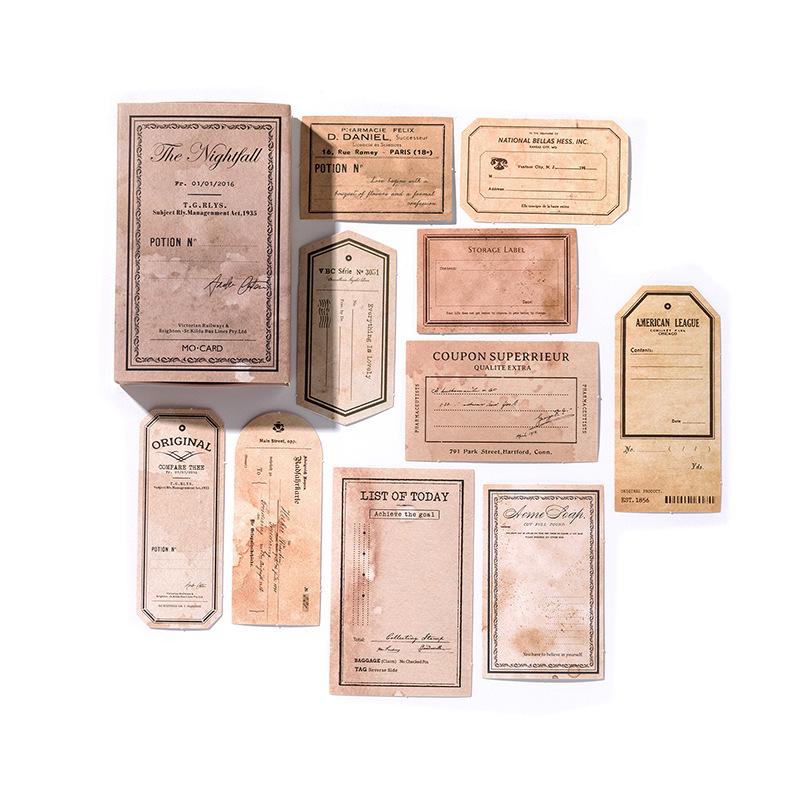 Mò Mò Echoes of the Past Retro Sticky Notes & Border Stickers