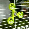 ABS Spinner Wheel Rotating Parakeet Toy New Bird Interactive Toys  Mental Enrichment Play