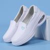 Damen Schwesternschuhe - Weich, Atmungsaktiv, Rutschfest, Bequem, Flacher Absatz, Luftpolster, Höhenerhöhend, Echtes Rindsleder für Medizinische Arbeit