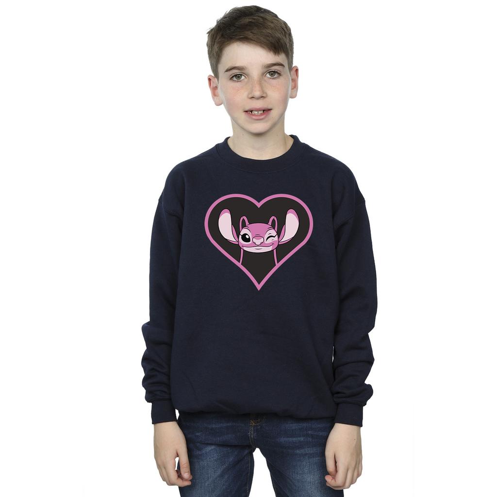 Lilo & Stitch Boys Angel Heart Sweatshirt