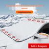Magnetic Snow Cover for Car Windshield - Frost & Sun Protection, Universal Fit, Thickened Winter Sunshade