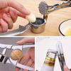 Manual Garlic Press Heavy Duty Ginger Crusher Masher with Ergonomic Handle Efficient Garlic Press Tool for Home Cooking