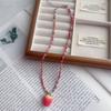 Handmade Fruit Pendant Necklace Bohemian Summer Necklace Cute Handmade Fruit Jewelry  Summer Wear