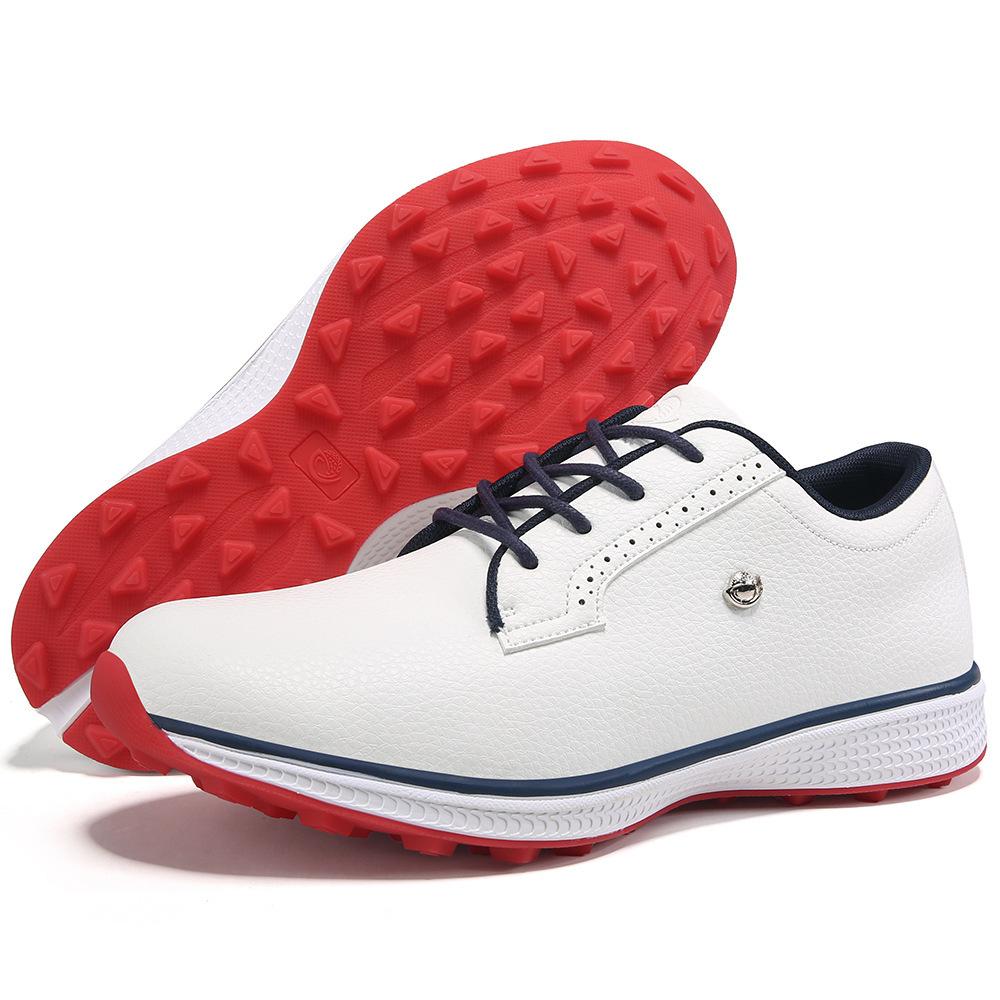 

2025 new men s golf shoes plus size 39-49 waterproof and non-slip professional golf training US 15-EUR 49