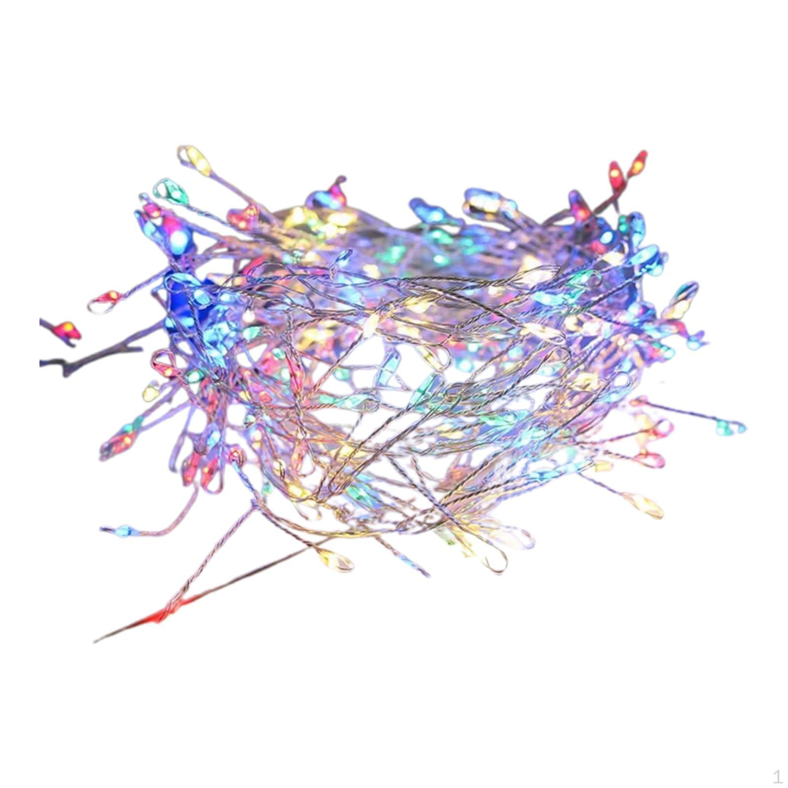 

Рождественская Фея Гирлянда Мерцающая Рождественская елка для праздничного камина дома Colorful