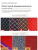 JMC Teshun & Ford 3-Seater Front Foot Mats - Special Modified Style for 6-Seaters, Decorative Interior Accessories