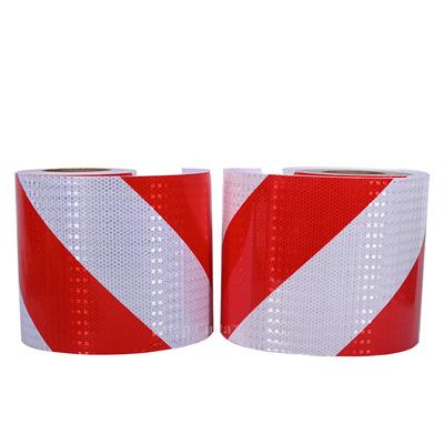 Cinta Reflectante Impermeable de Sarga de 20cm*1m DIY Reflectores Izquierdo o Derecho Adhesivo de Advertencia de Seguridad Visibilidad Para Camión