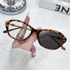 Vintage Oval Sunglasses for Women Men Elliptic Sun Glasses Female Round Eyewear  for Male Female Cat Eye Eyeglasses