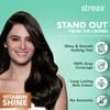 Streax Women's Crème Permanent Hair Colour 120ml Dark Brown 100% Grey Coverage Long Lasting 60G Tube 60Ml Developer 20G Conditioner
